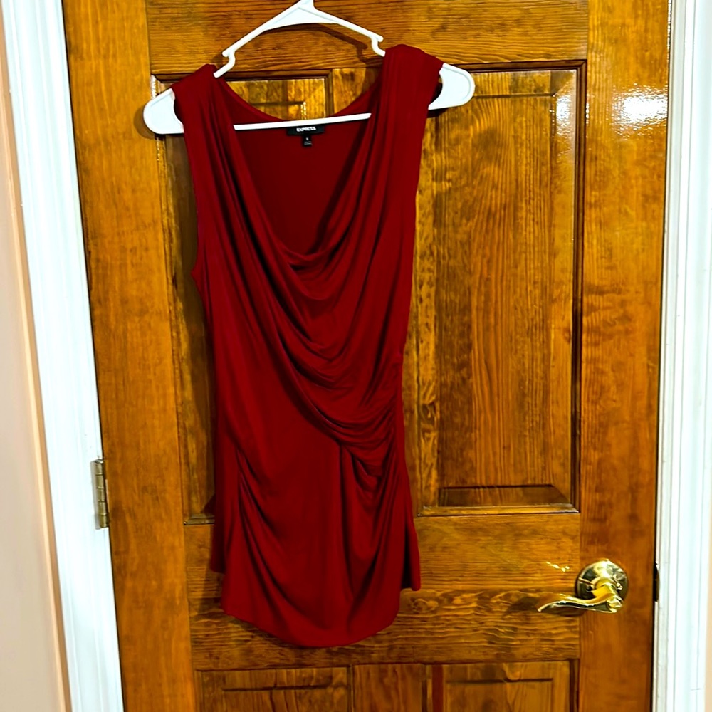 Red blouse